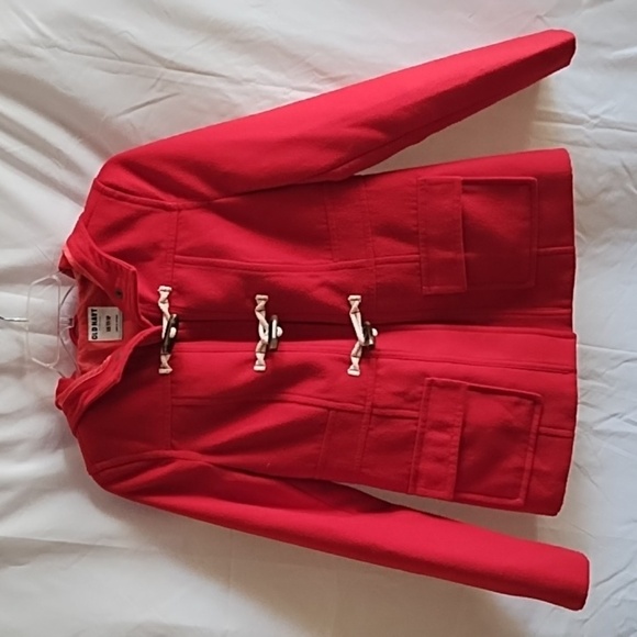 Old Navy Size Xs Red Winter Coat - Picture 1 of 7